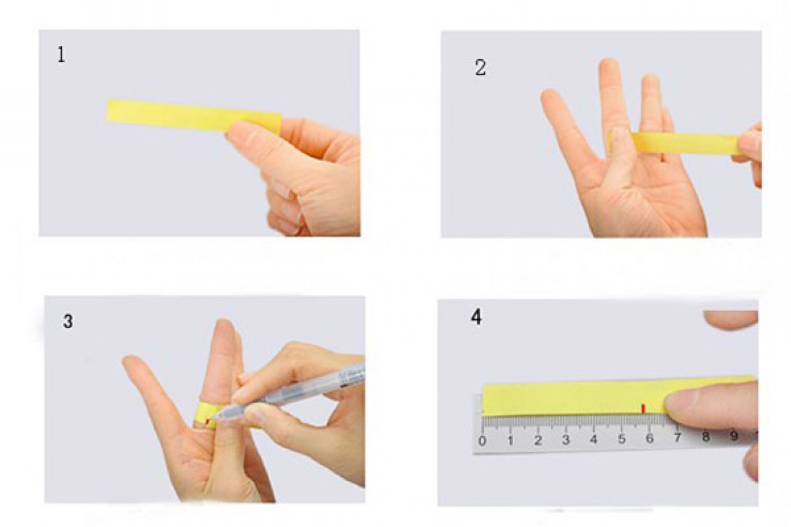 Размер пальчика
