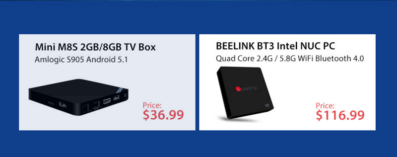 мини-компьютеры и TV-box Beelink