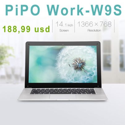 Тонкий ноутбук PiPO Work-W9S за 188,99 usd