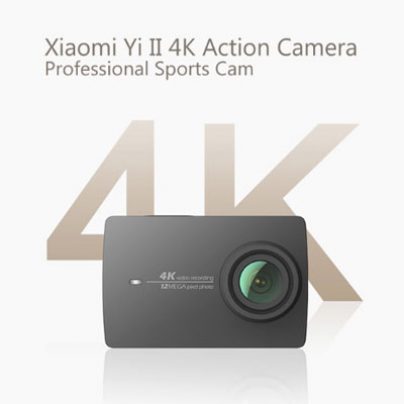 Скидка на второе поколение экшн камеры Xiaomi YI 4K Action Cam