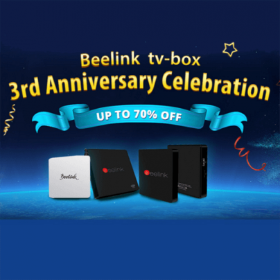Распродажа ТВ-боксов в честь 3-летия компании Beelink