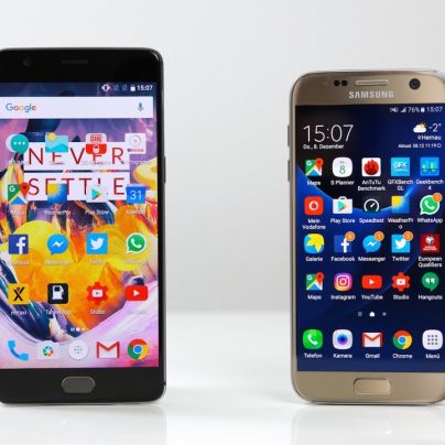 Сравнение гигантов: OnePlus 3t и Samsung galaxy s7 edge