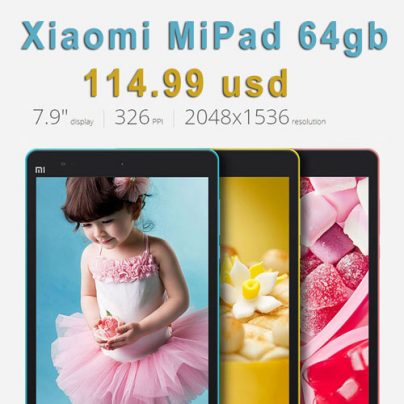 Планшет XiaoMi MiPad 64GB всего за 114.99 usd
