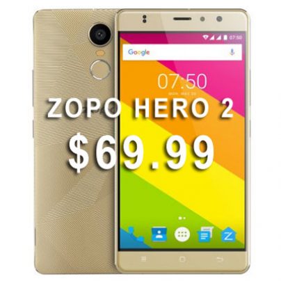 Смартфон Zopo Hero 2 по отличной цене $69.99